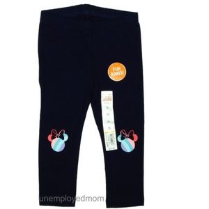 Navy Disney Minnie Mouse Leggings Little Girls